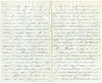 Will Fisher to his mother Camp Stoneman February 8, 1862