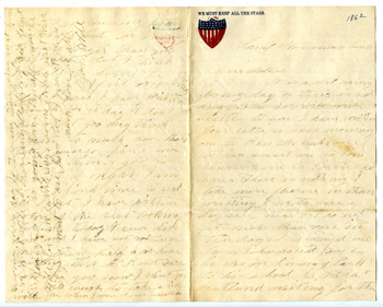 Will Fisher to his mother Camp Stoneman January 18, 1862