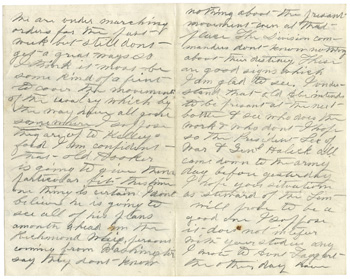 Will Fisher to his brother Stafford April 21, 1863