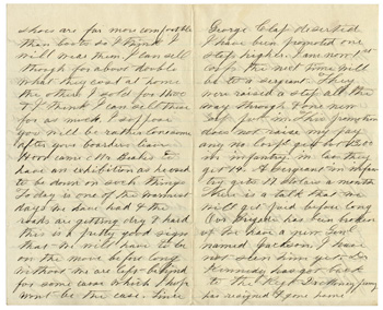 Will Fisher to his mother Stafford C. H. April 2, 1863