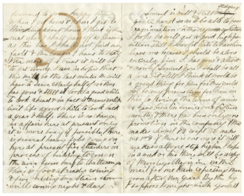 Will Fisher to his mother Bridgeport, Alabama December 23, 1863