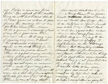 Will Fisher to his mother Stafford C. H. February 10, 1863