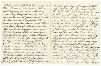 Will Fisher to his mother Stafford C. H., Virginia February 1, 1863