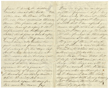 Will Fisher to his brother Stafford C. H. February 28, 1863