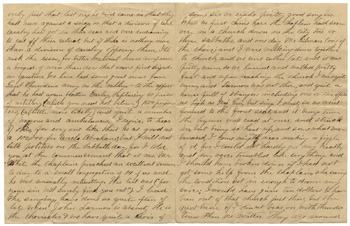 Will Fisher to his mother Atlanta, Georgia October 23, 1864