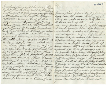 Will Fisher to his mother Atlanta September 25, 1864