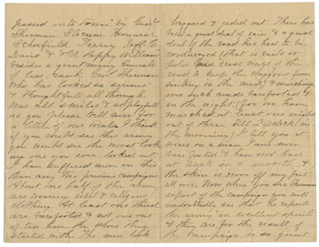 Will Fisher to his mother Goldsboro, North Carolina March 25, 1865