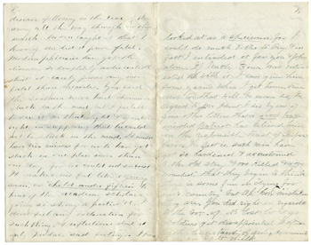 Will Fisher to his mother Goldsboro, North Carolina March 30, 1865